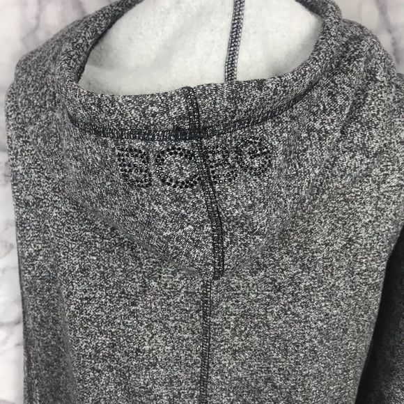 BCBG Hooded Cowl-neck Sweatshirt - Picture 13 of 16